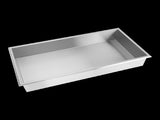 641 x 336 x 101mm Shower Niche Single Shelf Organizer No Tile Needed in Stainless Steel V63-900701