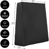 Table Tennis Table Cover, Waterproof Ping Pong Table Cover for Outdoor and Indoor, Anti-UV and V1237-ZY-715-203