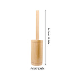 Bamboo Long Handle Wine Ladle Brown for Decor 2Pcs V1369-AZ3-W-20066