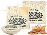 3Pcs Beeswax Bread Bags Free of plastic components, Freshness Balance,Shape Design for Homemade and V1366-AZ2-W-15582
