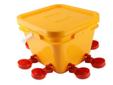 Automatic Chicken Waterer Cup with 12L Handheld Barrel Poultry Drinking Equipemnt for Goose Duck V1294-YM0901-3111230182711