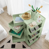 Artiss Storage Trolley Bedside Table 5 Tier Cart Boby Replica Green AI-PP-TROLLEY-L-GR