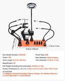 VEVOR Magnetic Helping Hands Soldering Station Vice Magnifying Lamp 4 PCB Holder V952-FZSHJZ4GFZS4A02P8001V9