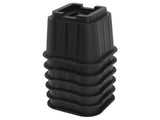 6Pcs Furniture Risers Multifunction 5in Height Black Plastic Furniture Leg Extender for Office Home V1294-YM3114220096911-0421
