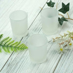 20 Pack Frosted White Glass Votive Candle Holders for Candle Making Kit Tealight Candles Cup Home V382-FHX20