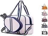 Pickleball Bag Tote Crossbody Shoulder Bag with Adjustable Strap Multi-Compartment Sports Racket Bag V1308-DSZKI-1801-3