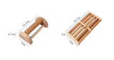 Elevated Five-Row Foot Roller Massager, Targeted Plantar Acupoint Stimulation, Thoughtful Gift For V1221-XM-LB2551-GM99