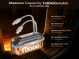 CHOETECH B812-SL WH Mini Bag Digital CCC Certified 10000mAh 30W Fast Charging Power Bank Gold with V28-ELECHOB812SL