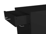 Levede 3 Drawer Office Drawers Cabinet Black HO0401-BK