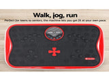 Everfit Vibration Machine Platform Vibrator with Resistance Rope Home Gym Red FIT-H-VP-S-RD