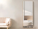 Yezi Wall Mounted Full Length Mirror DECO1030-150-GD