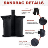 Canopy Weights 150 LBS Gazebo Tent Sand Bags,4pcs-Pack V1366-AZ2-W-24285