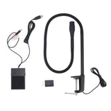 Lash Extension UV Lamp Gooseneck LED Adjustable Spot Size with Clamp Foot Pedal Switch UV Nail Light V1294-YM0901-3119240034711