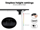 140cm Artiss Electric Standing Desk with Mini Pedal Exercise Bike Home Office SDPE-114G-140BK-012