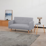 Picasso 2 Seater Fabric Sofa Lounge Couch Grey V315-VOL-PICA-01