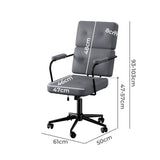 LEVEDE Ergonomic Office Chair Computer PU Grey OF1047-GY
