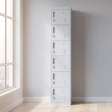 6-Door Locker for Office Gym Shed School Home Storage V63-832691