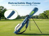 Everfit Golf Stand Bag Lightweight Sunday Pitch And Putt Bag Blue GOLF-B-BAG-LIGHT-A-BL