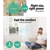 Devanti Window Air Conditioner 1.7kW WAC-05C-WH