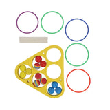 Ring Throw Pool Game Toy EVA Floating Foam with Balls for Kids Adults Water Sports Outdoor Party V1294-YM0521-3111230071611