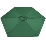 Sun-Resistant Rain-Proof Canopy for Outdoor Umbrellas in Green V1369-AZ3-W-20993