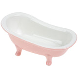 SWETRACE Bathtub Shaped Flower Pot Pink Ceramic 1Set 6.3x3.5x2.8in V1189-LWWAL-20260327-03366