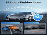 4K Dual Dash Cam Black with 5G WiFi, GPS, Front and Rear, 24H Parking Mode, Free 64GB SD Card V178-59109