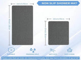 Non Slip Shower Mat BPA Free PVC Loofah Foot Scrubber Quick Draining Fast Drying For Bathroom Tub V1237-ZY-807-252
