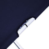 Camping Bed Folding Stretcher Light Weight w/ Carry Bag Camp Portable - navy V610-CAMSTRECOL-NAV