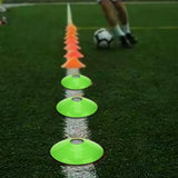 50Pcs Soccer Cones with Storage Bags and Brackets Sports Training Marker Discs V1308-DSZKI-257