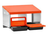 Chicken Nesting Boxes, 2 Compartments, Easy Egg Collection, Wall Mount, Easy to Assemble, Galvanized V952-JSCDXJS2GJ15PZUI4001V0