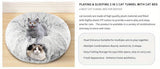 cat bed, fluffy cat bed, cat hide - away bed, multi - cat bed, pet furniture V1106-136-GRE-44379