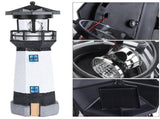 Outdoor Solar Power Rotating LED Light Landscape Lamp Garden Courtyard Decoration White LightBlack V1294-YM0901-3119200060911