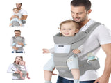 6-in-1 Adjustable Baby Carrier with Hip Seat 11.815.7in Adjustable Height, Breathable Mesh & V1107-CS-YEBDYDH