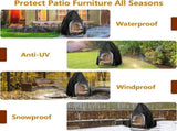 Garden Furniture Cover 115x190cm Waterproof Outdoor Furniture Protector Beige Patio Furniture Cover V1258-DP02-BOL-560