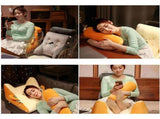 Backrest Pillow Washable Removable Cover Soft Cartoon Animal Back Support Cushion for Office Chair V1294-YM0706-3117230223711