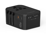 CHOETECH PD6045 GaN Tech 2C2A 45W Travel Adapter with US EU UK AU Plugs Black V28-ELECHOPD6045