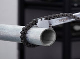 Chain Wrench, 48 inch Chain Pipe Wrench, 13.4 inch Diameter Capacity, CRV Reversible Pipe Fitting V952-GQBSLT48INCHG4URHV0