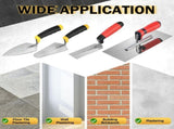 4 PCS Masonry Hand Tool Set, 6" Grouting Trowel, A 6", 11" X 4" Flat Trowel with A Soft , and A V1366-AZ2-W-14411