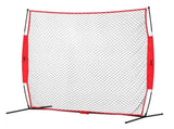 Barricade Backstop Net, 7x7 ft Ball Sports Barrier Netting, Portable Practice Equipment with Carry V952-DQW77YC00000P85CUV0