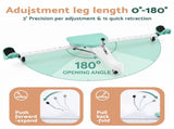 Everfit Leg Stretcher Machine Foldable 180 degree Adjustable Split Machine Green FIT-M-LEG-GN