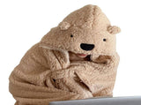 Winter Throw Blanket Cloak With Hood Thick Soft Plush Warm Wearable Blanket for Children and Adults V1294-YM0626-3117220297612