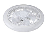 Ceiling Fan Light 6 Wind Speeds 3000K to 6000K Stepless Dimmable Quiet Modern Ceiling Fan with Light V1294-YM0901-3119240075811