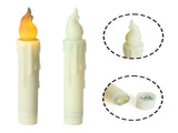 20-Pack LED Taper Candles, Remote, Hooks, & Line V888-ELOSUNG39108