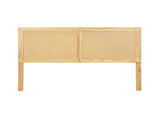 Artiss Bed Head Headboard Queen Rattan - RIBO Pine BED-HEAD-RIBO-Q-WD