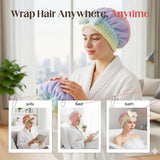 2Pcs Super Absorbent Towel Wrap for Wet, Microfiber Drying Caps, Soft and Fast Drying V1258-DP02-F-42