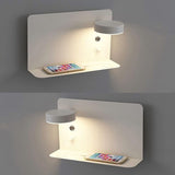 Left Side Adjustable LED Wall Light 12W with USB Charging Switch and 3 Color Temperatures, 330 V1237-ZY-522-0069