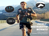 Weighted Vest, 20 lbs Weight Vest with Reflective Stripe, Adjustable Buckle Body Weight Vest for Men V952-GDZLKXTS20LB3OHMJV0