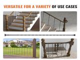 Staircase Metals, 44'' x 1/2" Galvanized Steel Decorative Banister Spindles, 10 Pack Deck V952-ZXKLGZ10G44YH4VC6V0