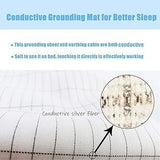 Grounding Flat Sheet, Bed Earthing Flat Sheet AU Plug Grounding Connection Cord Conductive Mat V1315-X001BD4UGP